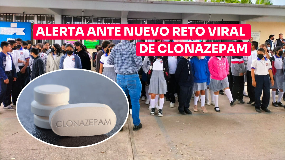 Piden a padres de familia estar atentos ante nuevo reto viral de Clonazepam