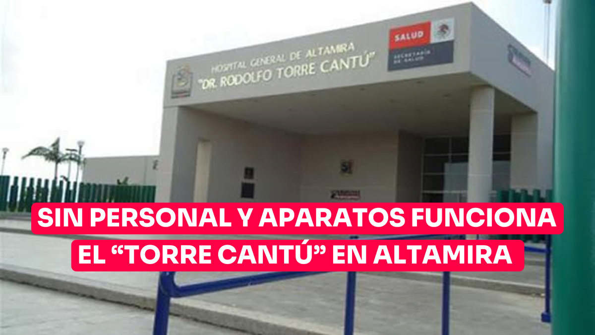 Sin personal y aparatos funciona el «Torre Cantú» en Altamira