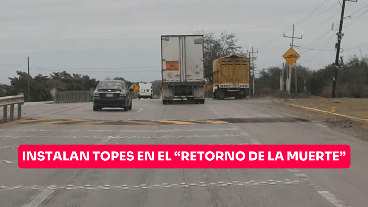 Instalación de topes en carretera Tampico-Mante no es una solución: CONATRAM