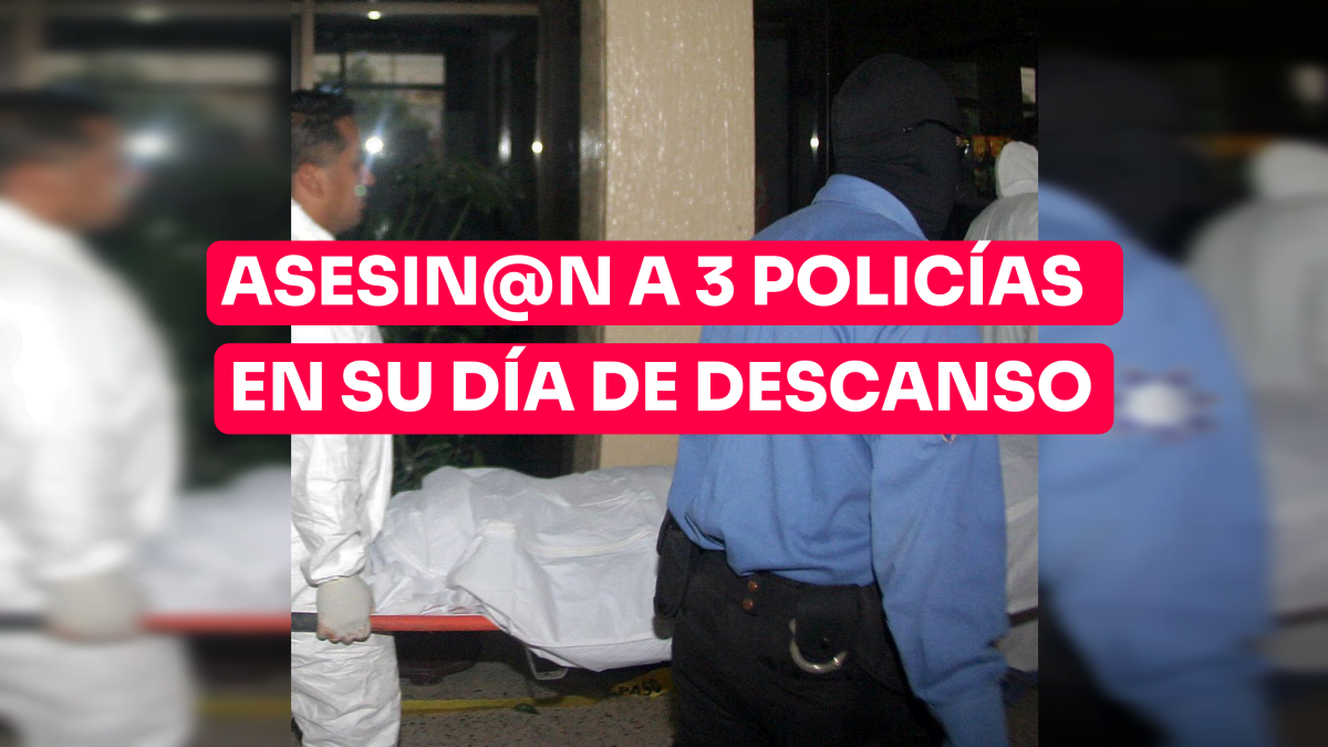 Asesinan a 3 policías en su día de descanso