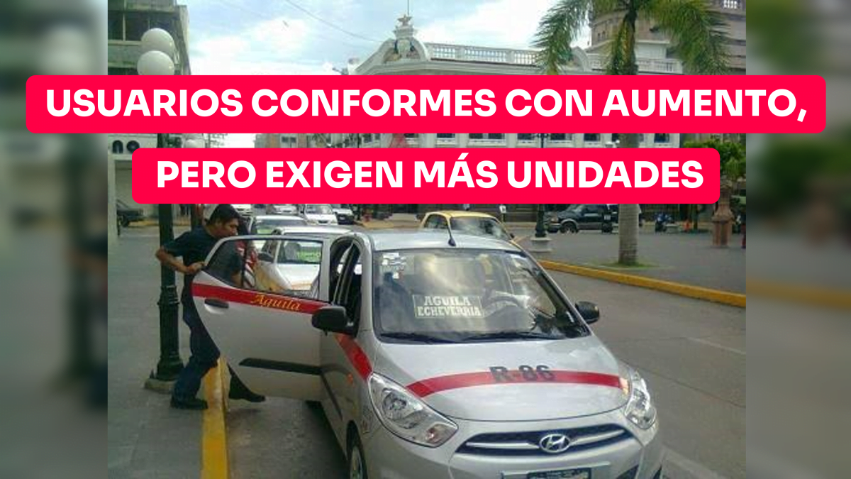 Usuarios conformes con aumento, pero exigen más unidades