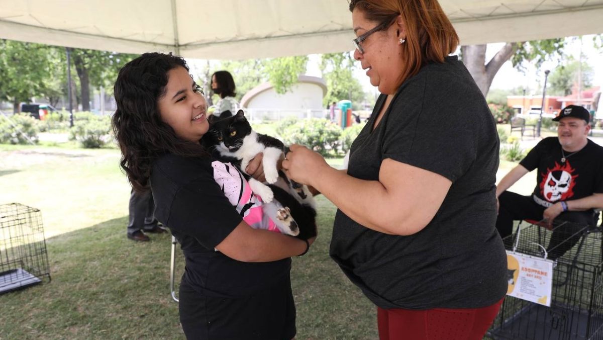 Realizan feria de adopción de mascotas en Nuevo Laredo