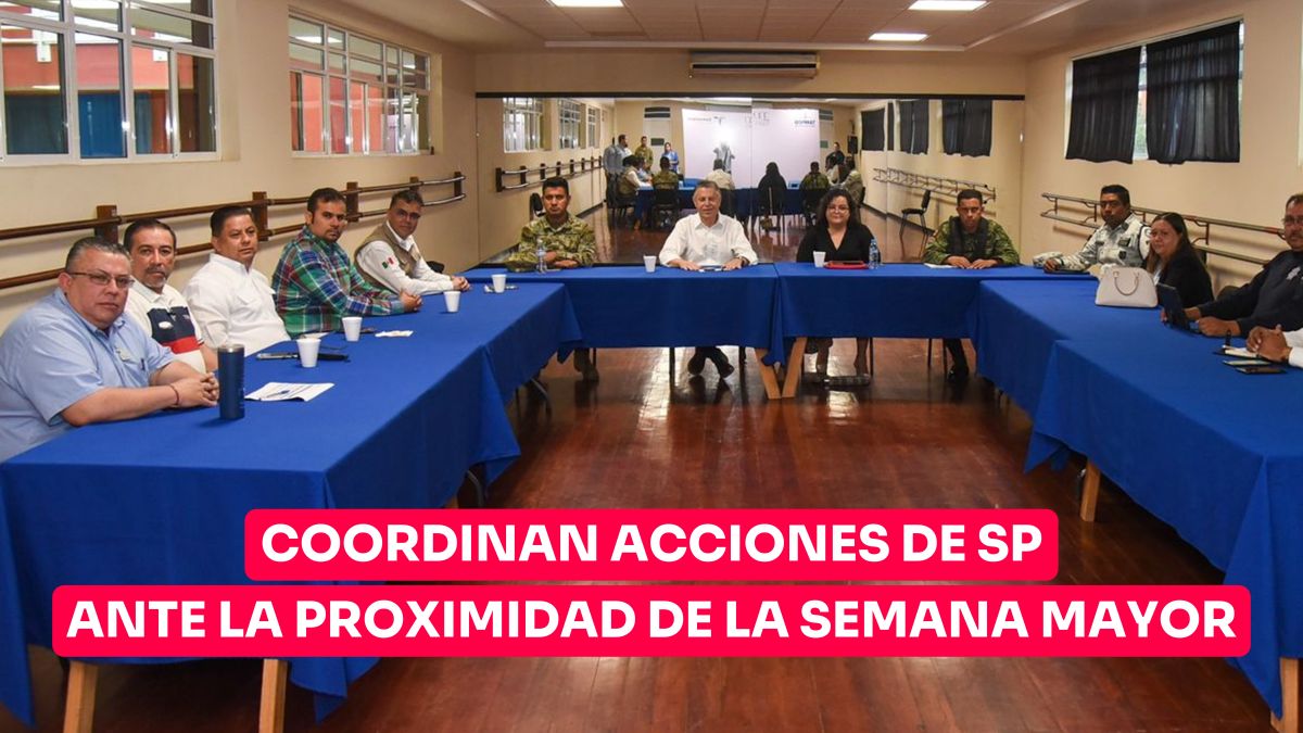 Coordinan en Tampico acciones de seguridad pública ante la proximidad de la semana mayor