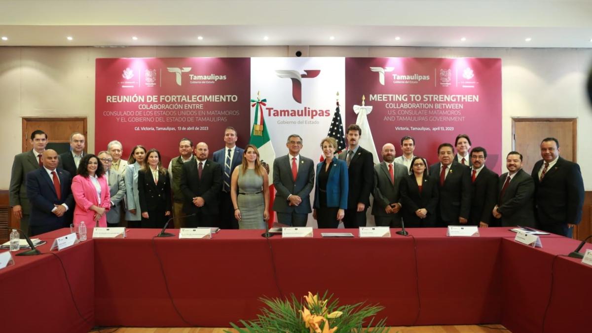 Acuerdan Gobernador y Cónsul de Matamoros agenda para atender problemas fronterizos