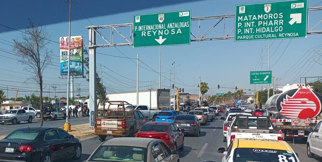 Pánico en Reynosa por bloqueos