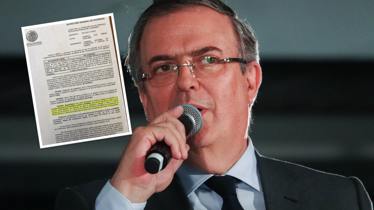 Tribunal Electoral ordena a Morena responder a impugnación de Marcelo Ebrard