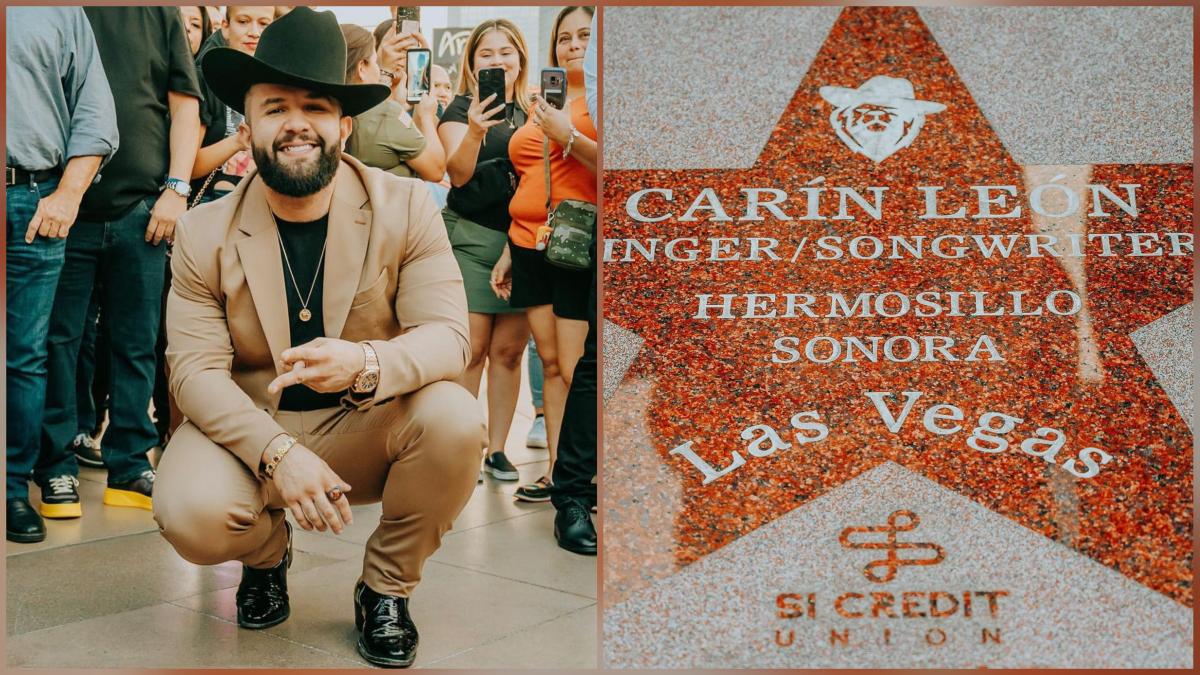 Carin León recibe estrella en el Paseo de la Fama de Las Vegas