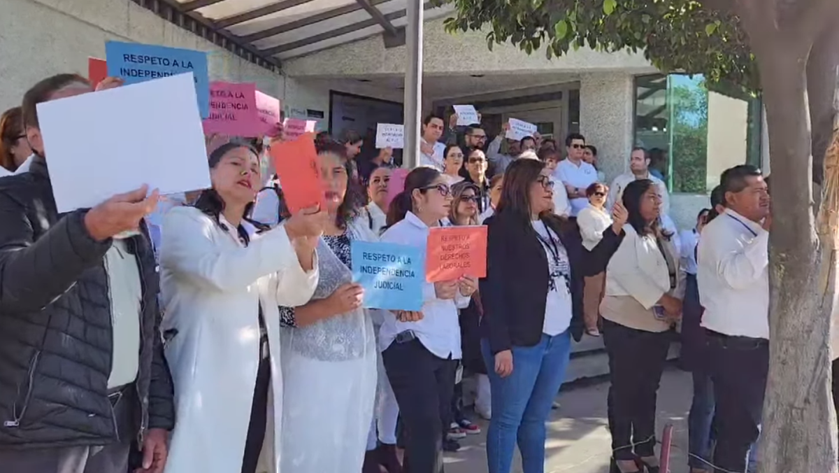 Protestan Trabajadores Del Poder Judicial Por Recorte En Victoria ...