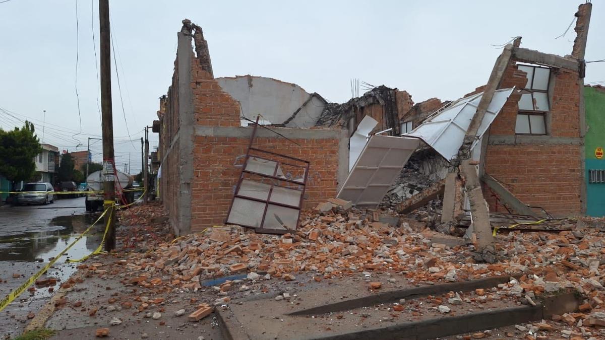 Colapsa capilla en San Luis Potosí, había sido cerrada por presentar daños estructurales