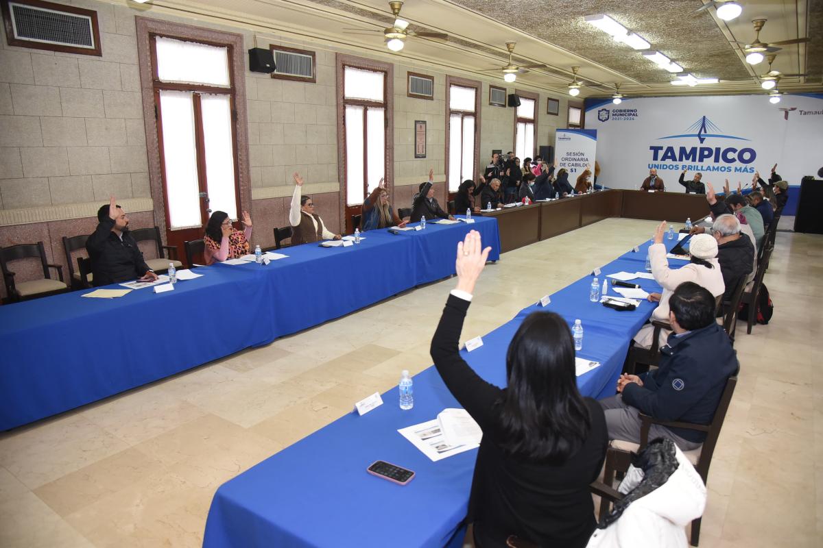 Aprueba Cabildo de Tampico Importante Paquete de Obras