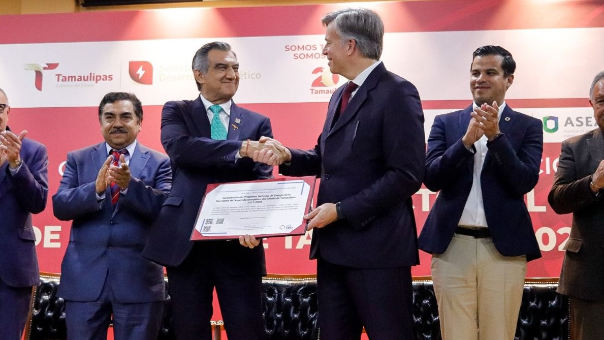 Tamaulipas, primera entidad reconocida mundialmente por programa de energía
