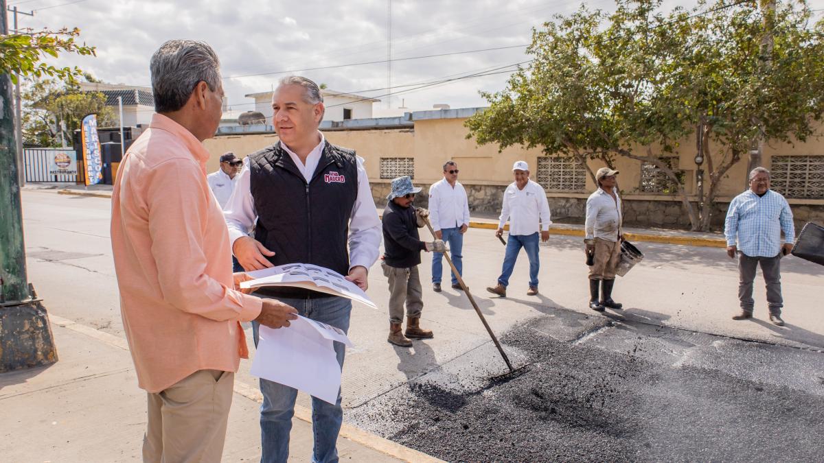 Continúa Gobierno de Adrián Oseguera avanzando en programa de bacheo