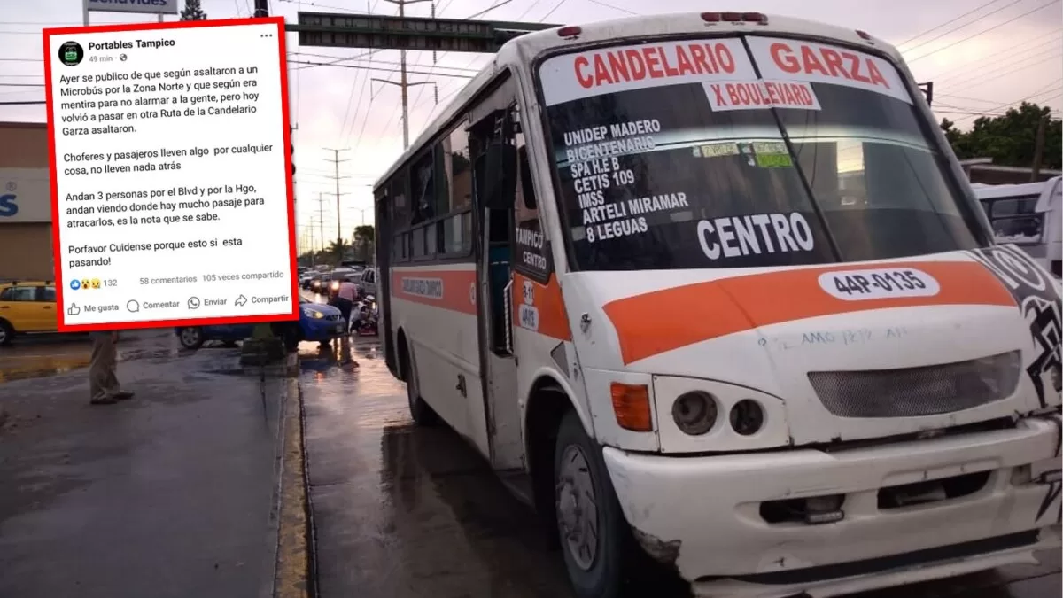 Reportan robos en unidades del transporte público en la zona sur