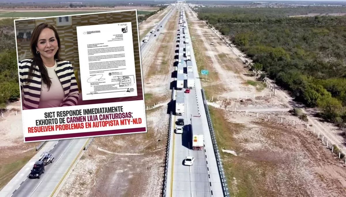 Atiende SICT respuesta a alcaldesa de Nuevo Laredo y resuelve problemas en autopista a Monterrey