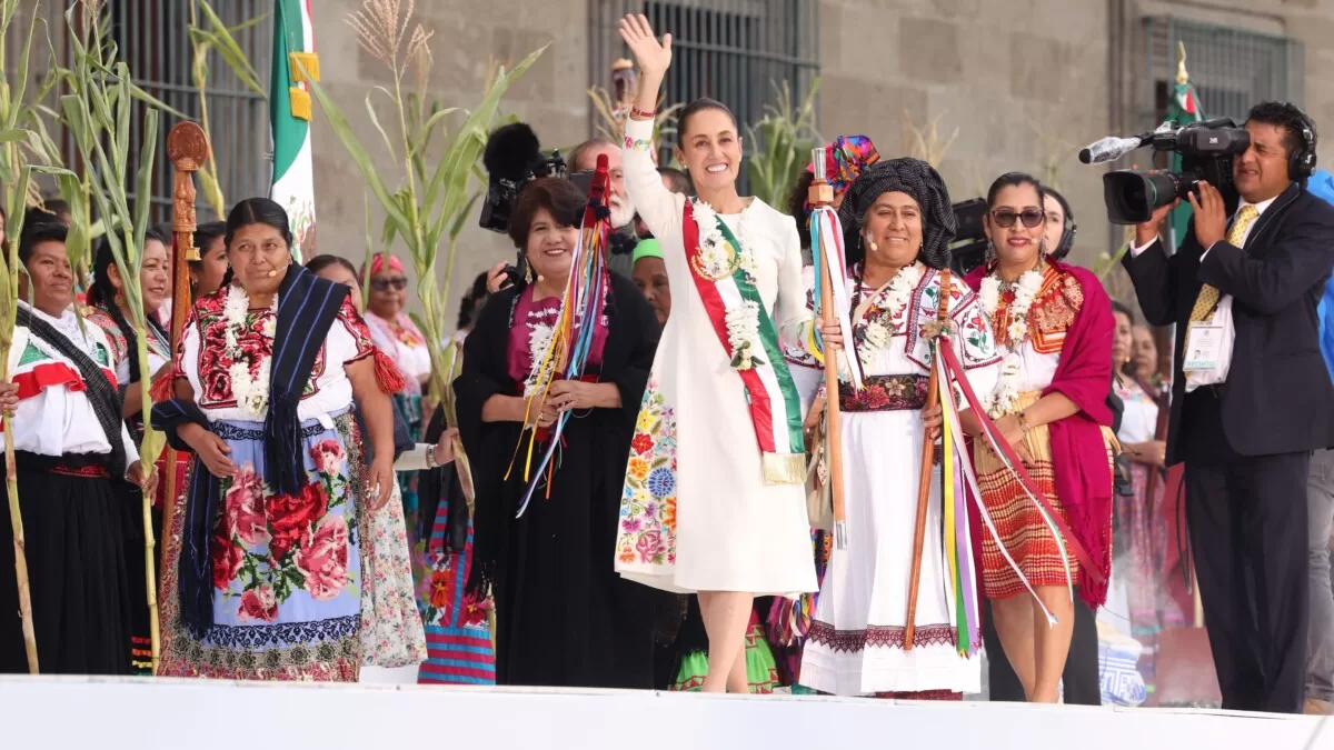 Asiste Américo Villarreal a toma de posesión de Claudia Sheinbaum