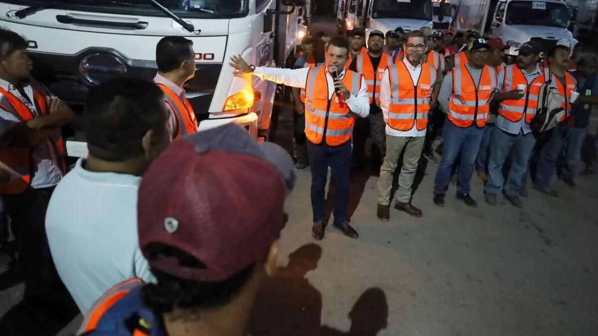 Lalo Gattás visita campamentos municipales en arranque de su segunda administración