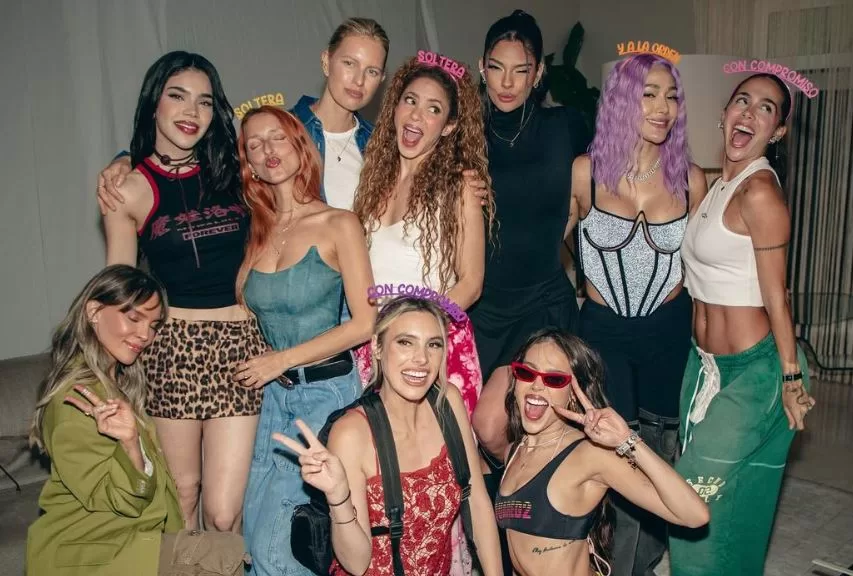 Shakira celebra nueva etapa musical con fiesta post lanzamiento de «Soltera’»