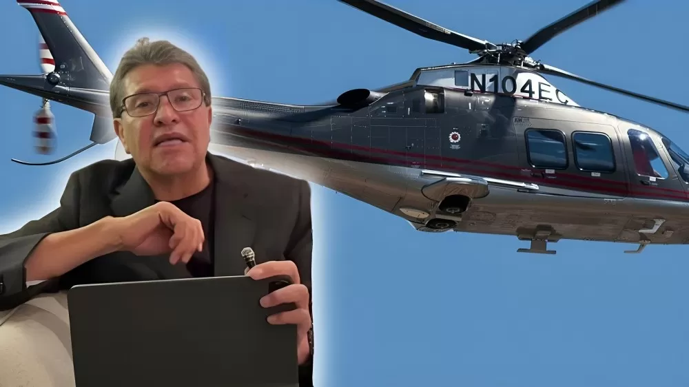 Ricardo Monreal se disculpa por uso de helicóptero privado; promete que no se repetirá