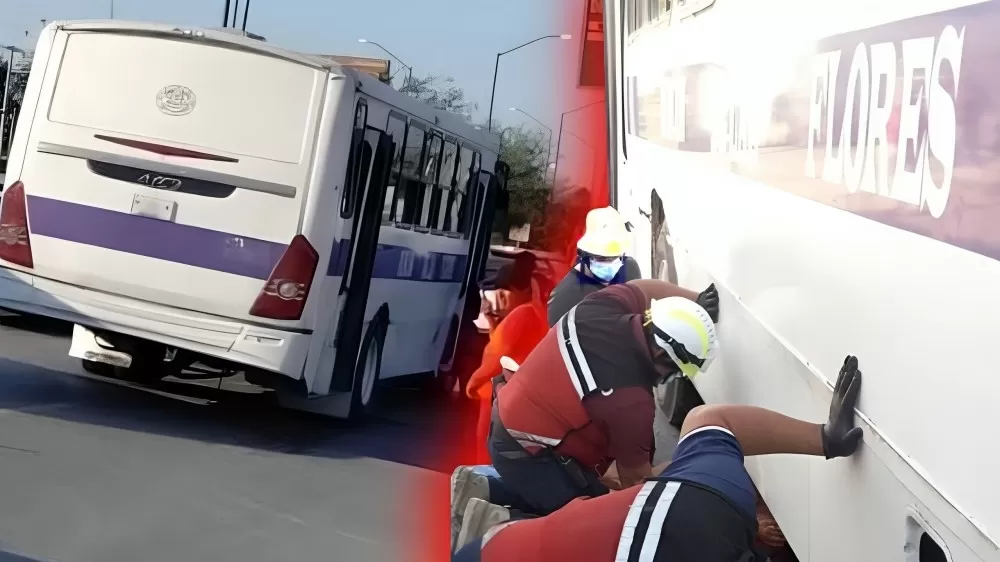 Camión de ruta arrolla a mujer en Reynosa