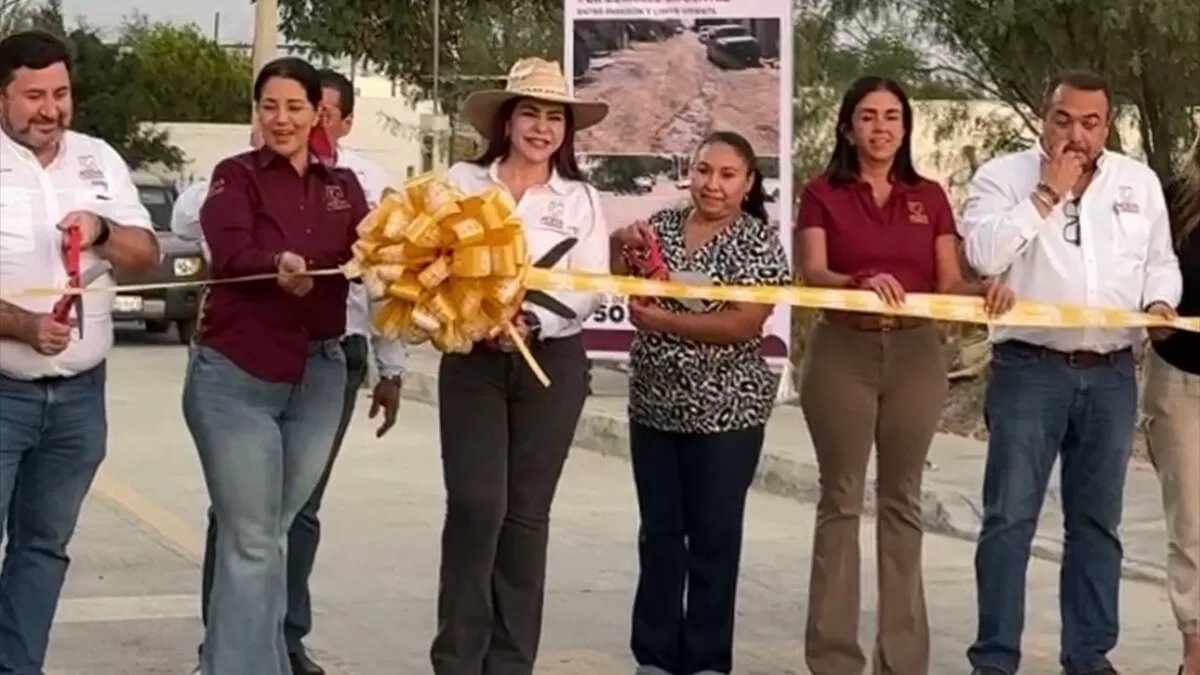 Obras públicas prioridad de Alcaldesa de Nuevo Laredo; entrega pavimentaciones