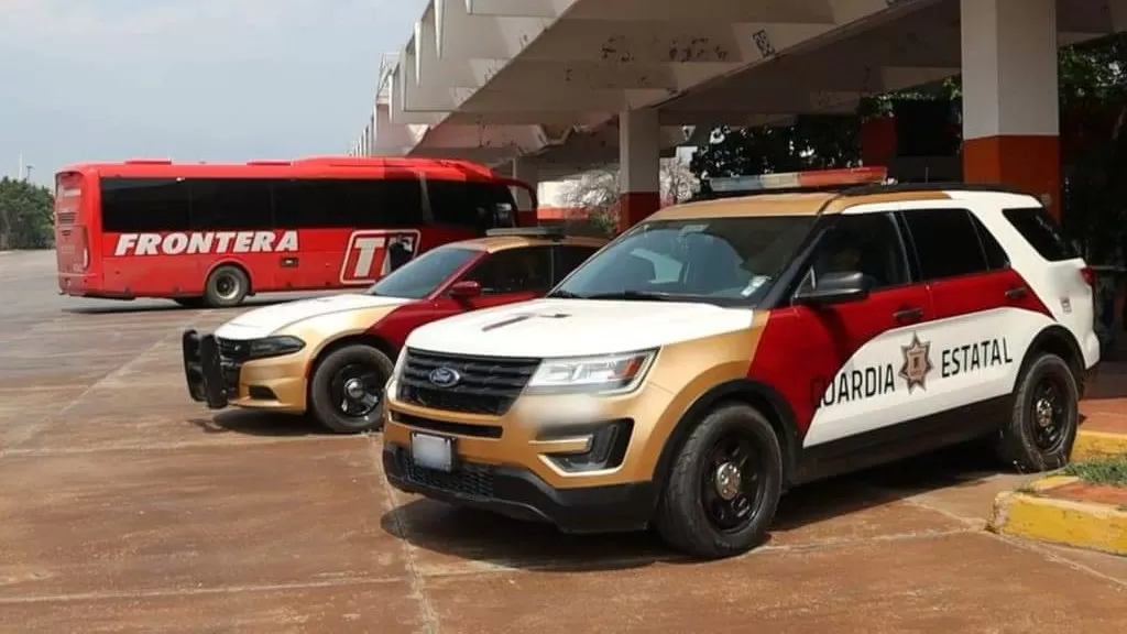 Presencia y vigilancia de la Guardia Estatal en Centrales de Autobuses