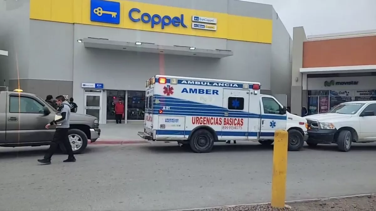 Muere adulto mayor en tienda departamental de Reynosa