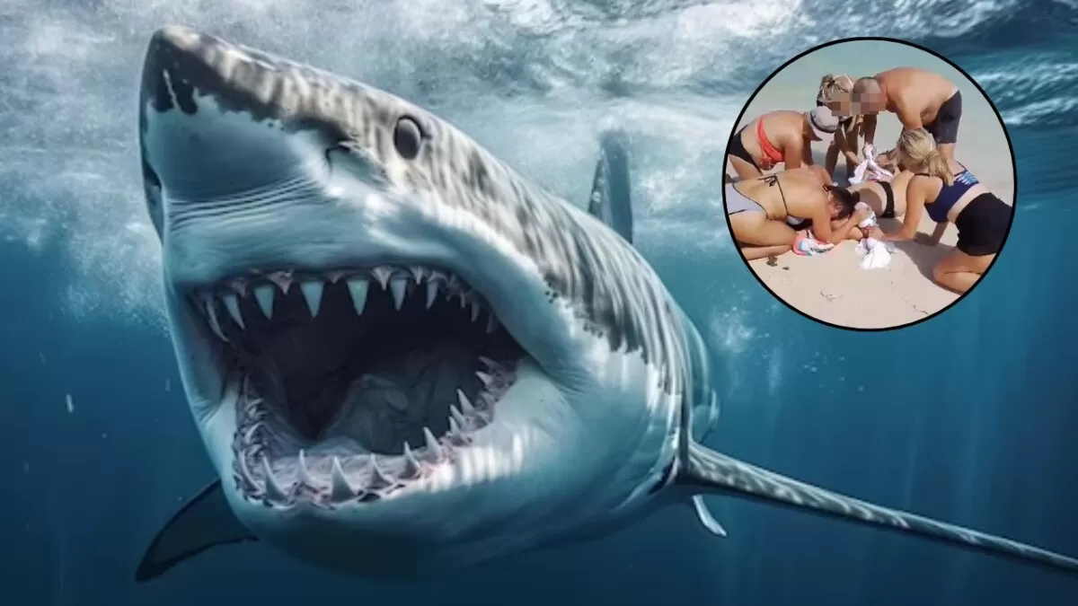 Turista pierde ambas manos al intentar tomarse una foto con un tiburón
