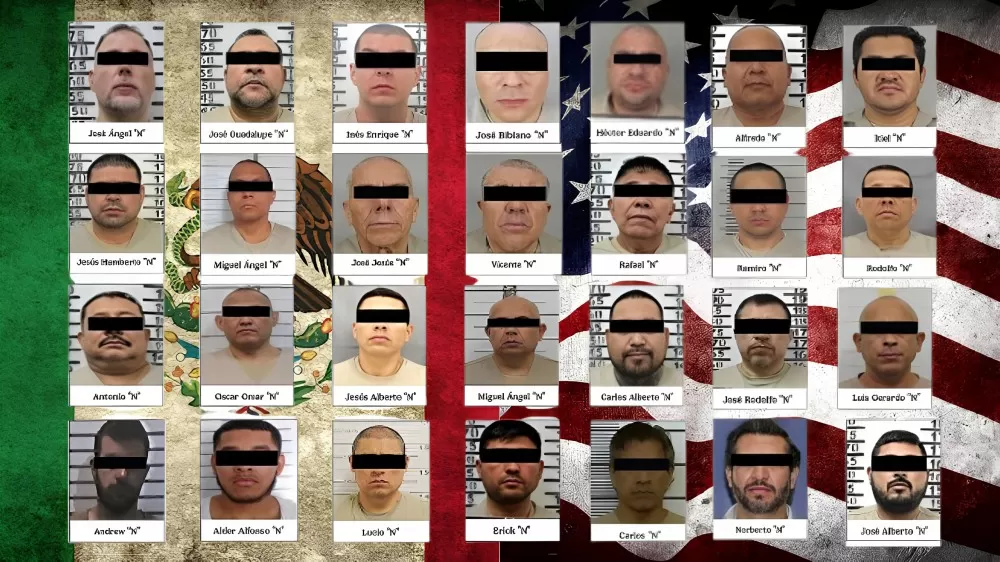Realizan histórico traslado de 29 criminales a Estados Unidos