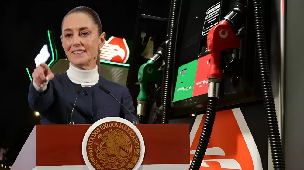 Sheinbaum y empresarios firman acuerdo para fijar precio máximo de gasolina