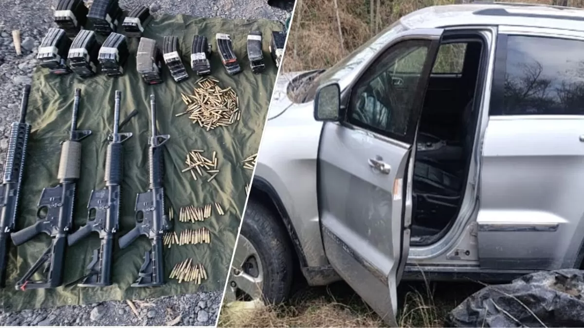 Aseguran armas, drogas y vehículos en operativo “Frontera Norte” en Tamaulipas