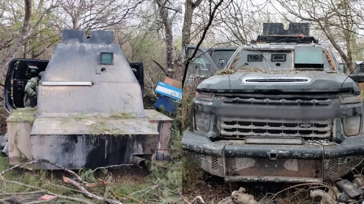 Operación Frontera Norte deja aseguramiento de “monstruos” y armas en Tamaulipas
