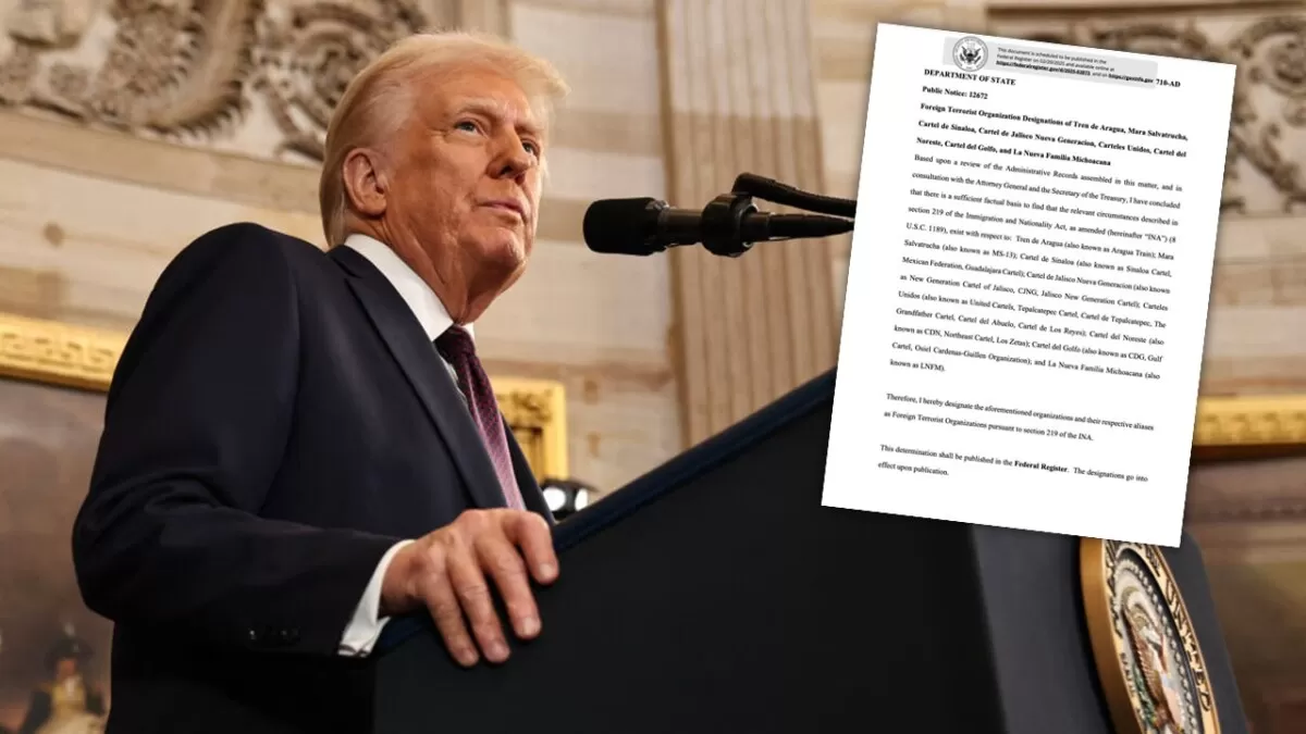 Designa Estados Unidos a 6 cárteles mexicanos como organizaciones terroristas