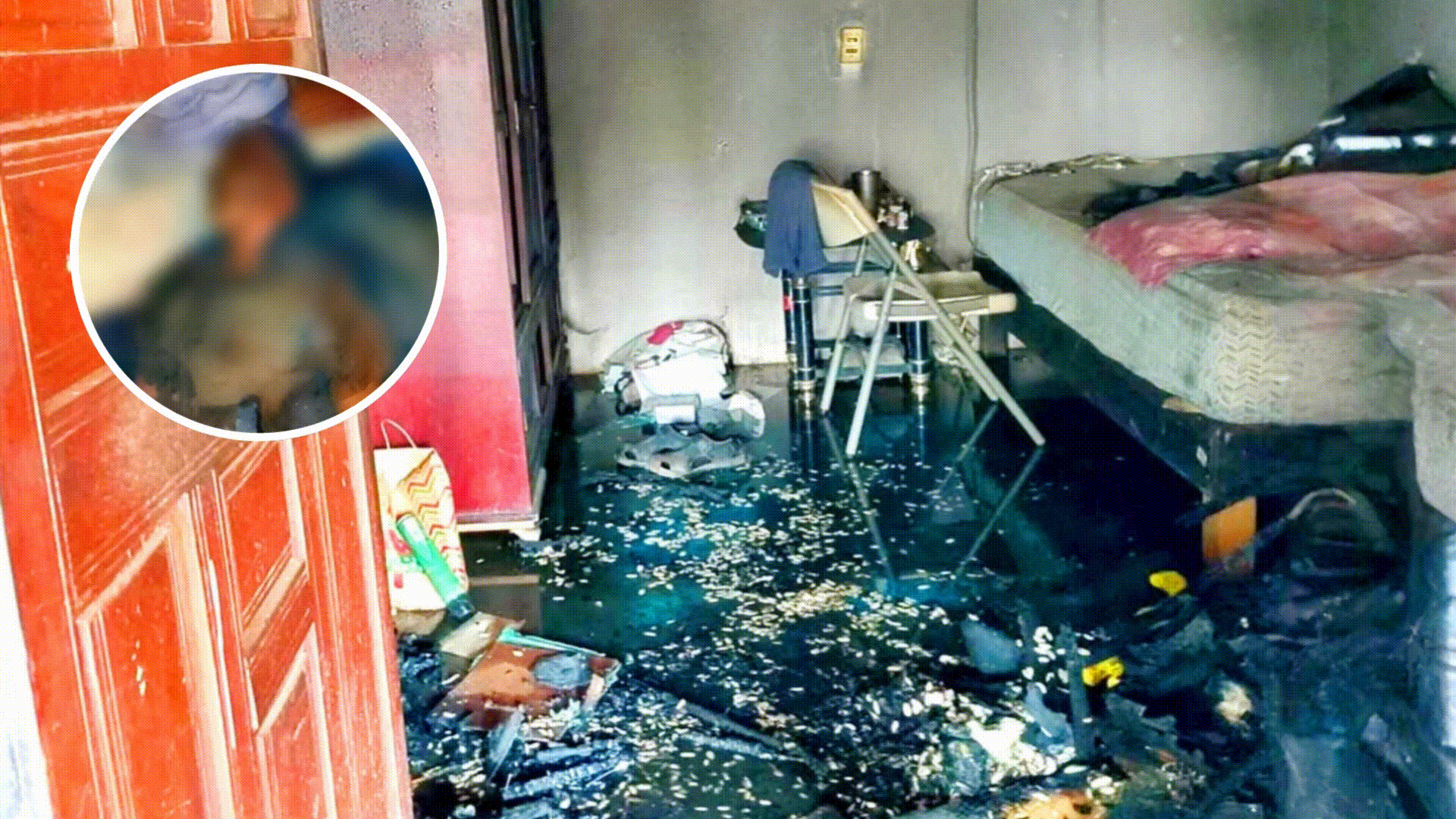 Muere adulto mayor calcinado tras incendio en su vivienda