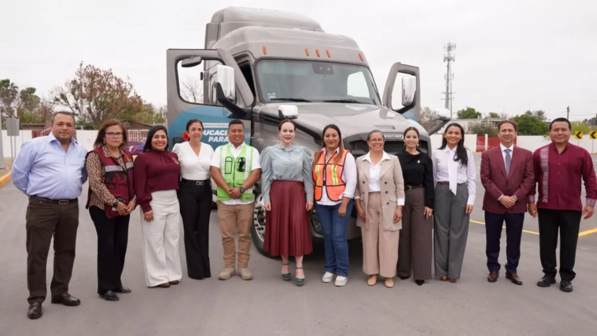 Alcaldesa entrega obra clave en CECATI 193 para impulsar la competitividad de Nuevo Laredo