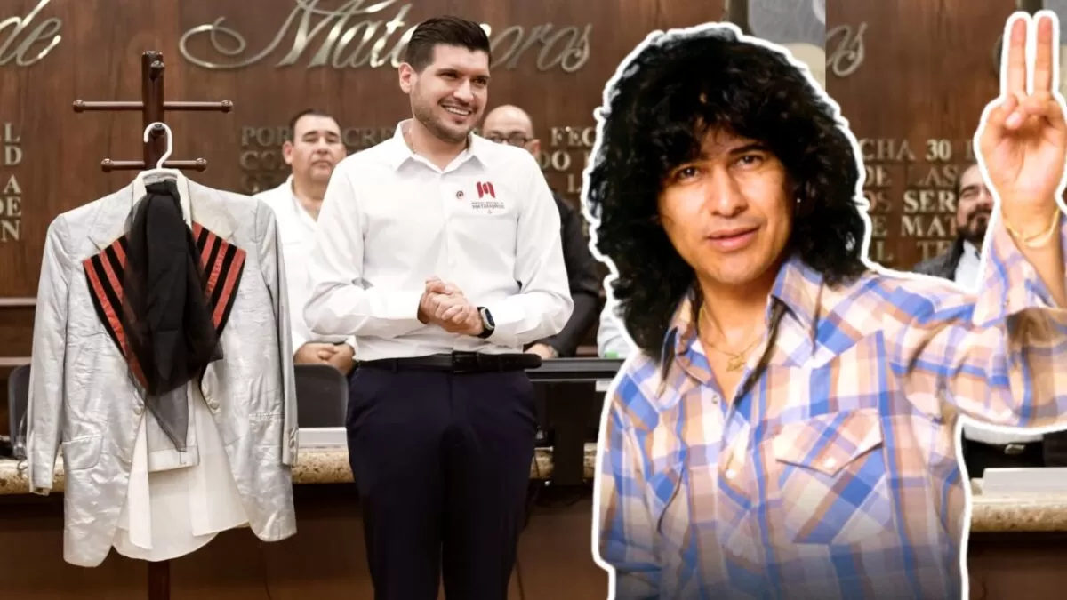 Gobierno de Matamoros recibe vestuario original de Rigo Tovar