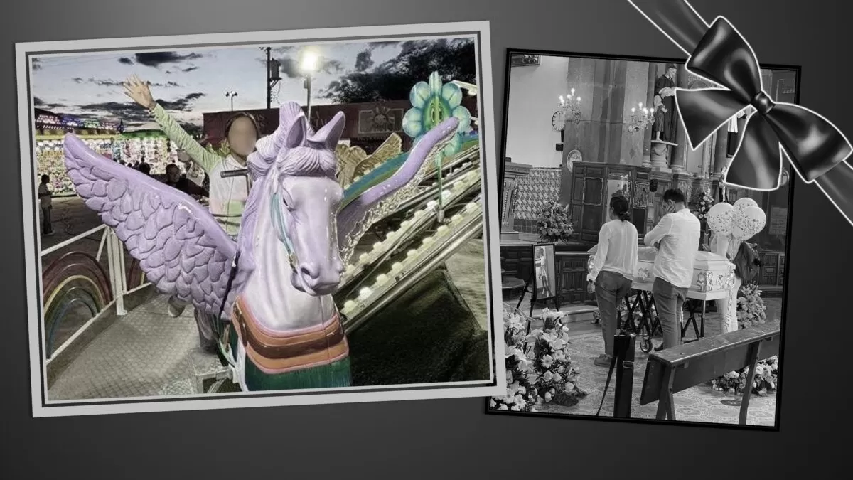 Entre globos y rosas despiden a Alana, la niña que falleció tras enfrentamiento