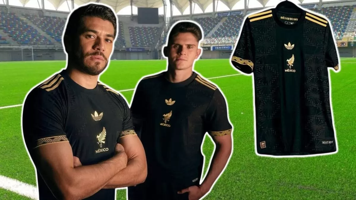 Presentan nuevo jersey; la Selección Mexicana se viste de negro y dorado
