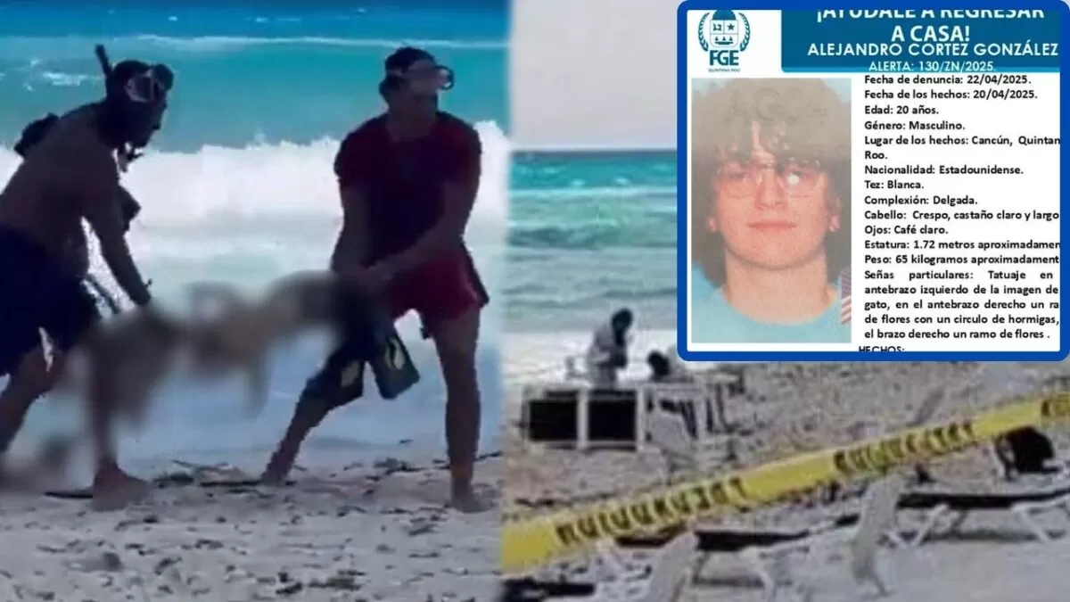 Encuentran sin vida y mutilado a joven arrastrado por el mar en Cancún