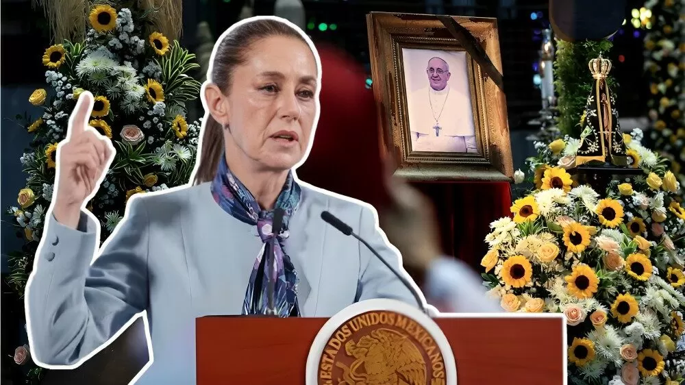 Sheinbaum responde a las críticas por no asistir al funeral del Papa Francisco