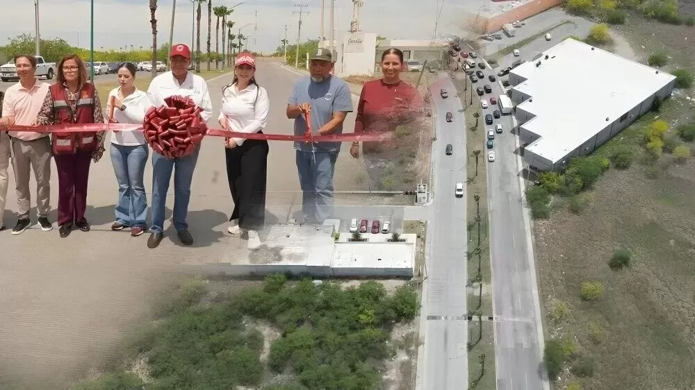 Repavimentan Bulevar Municipio Libre en Nuevo Laredo