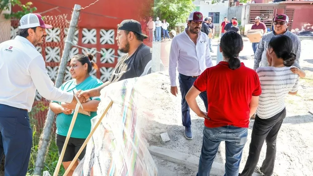 Carlos Peña Ortiz aplica programa de apoyo emergente en Colonia 16 de Septiembre
