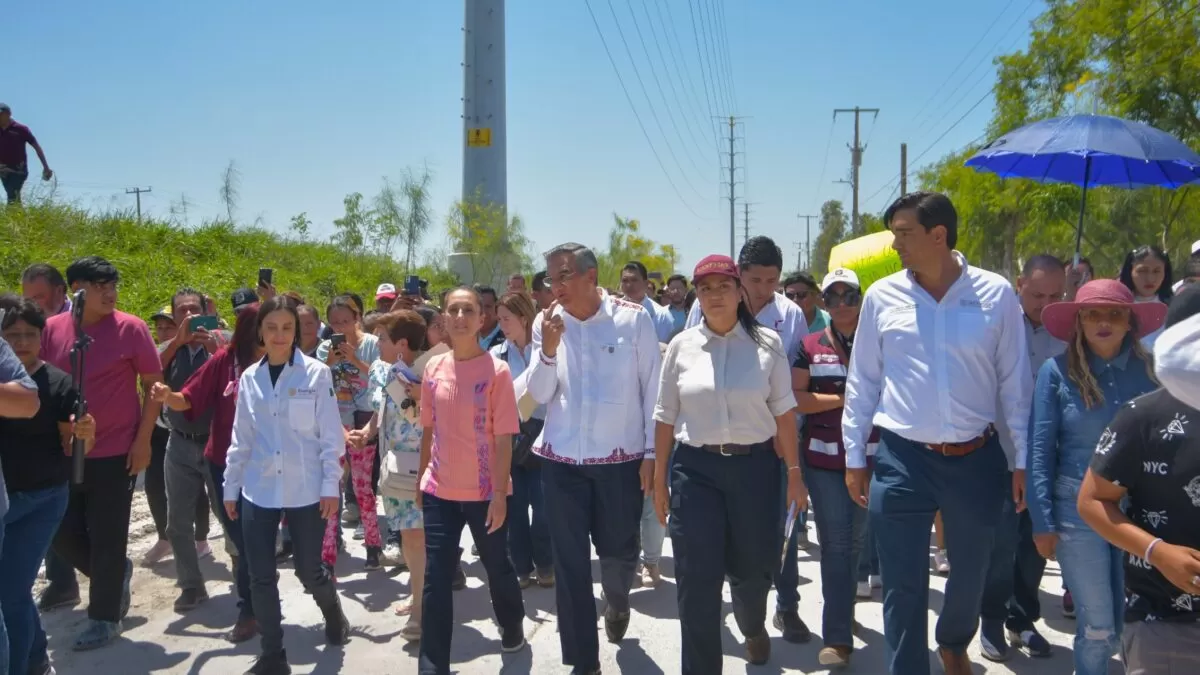 “Vamos a apoyar al Presidente Municipal y al Gobierno del Estado en lo que se necesite” Claudia Sheinbaum Pardo.