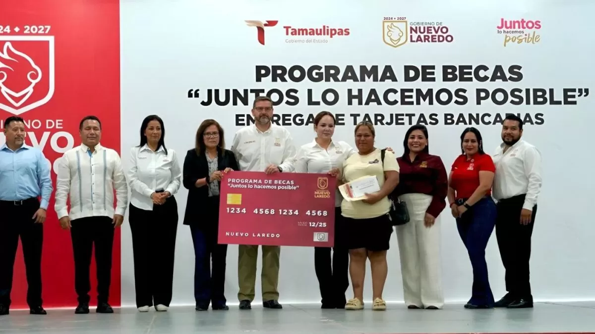 Arranca entrega de becas para primaria y educación especial en Nuevo Laredo