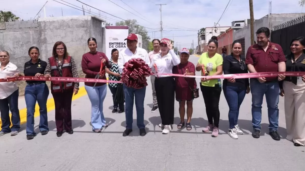 Gobierno de Nuevo Laredo elimina brotes de agua con nueva red de drenaje en colonia Francisco Villa