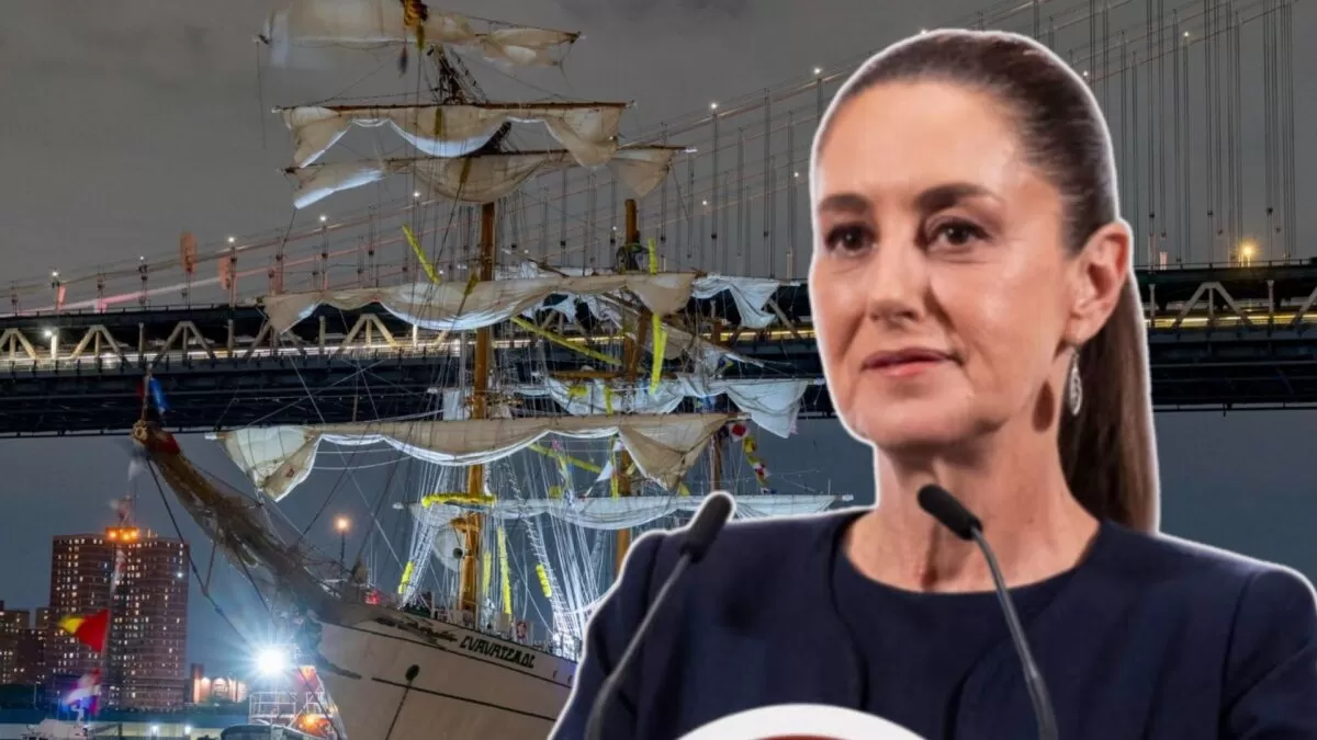 Sheinbaum condena uso político del accidente del buque Cuauhtémoc