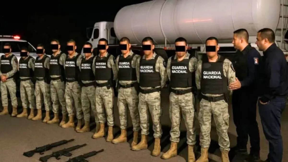 Detienen a 11 elementos de la Guardia Nacional por robo de gasolina