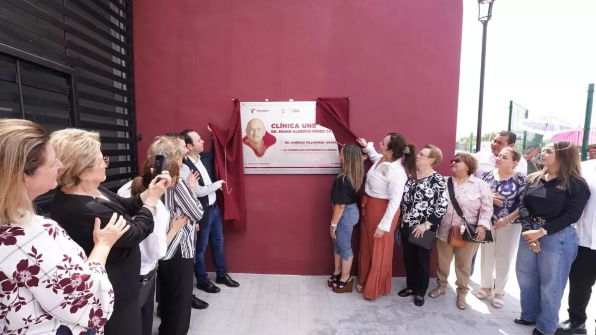 Gobierno municipal inaugura la Clínica UNE “Dr. Mario Alberto Pérez Coss” en Valles de Anáhuac, reafirmando el compromiso con la salud