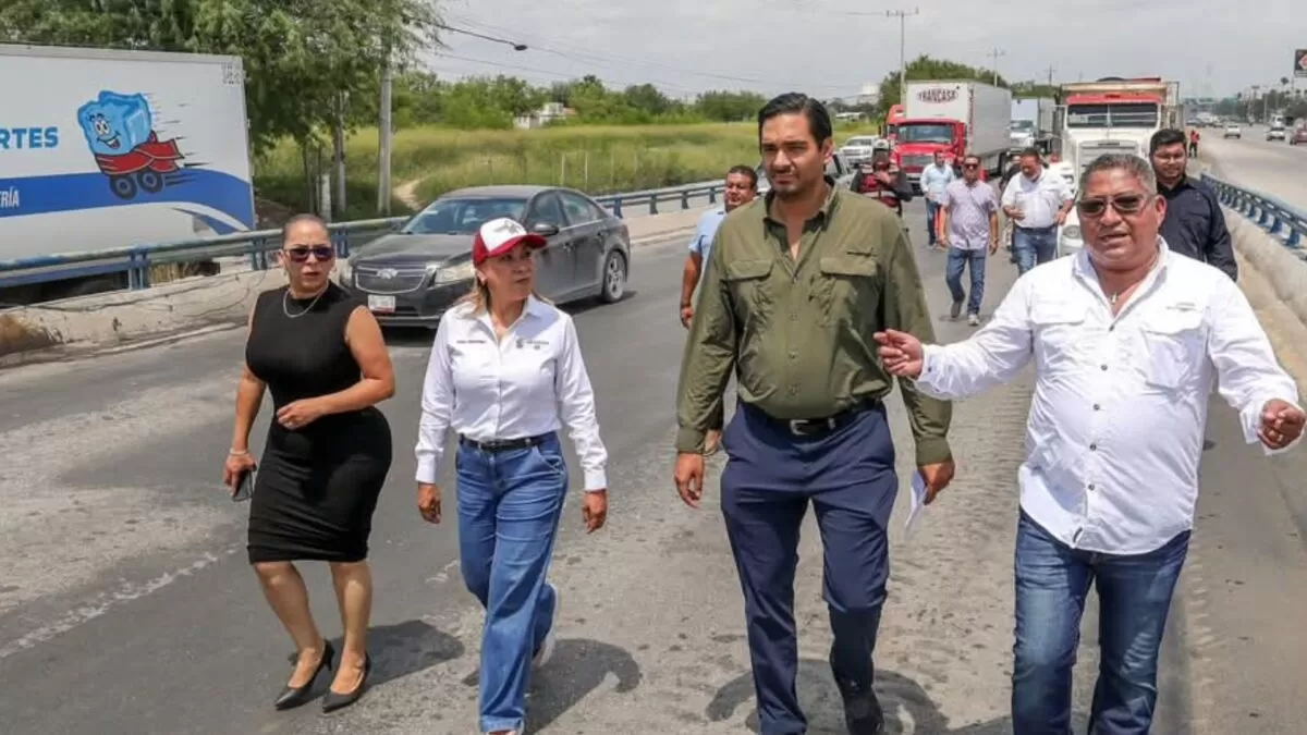 Rehabilitación de pavimento mejora tráfico vehicular en carretera Reynosa-Río Bravo