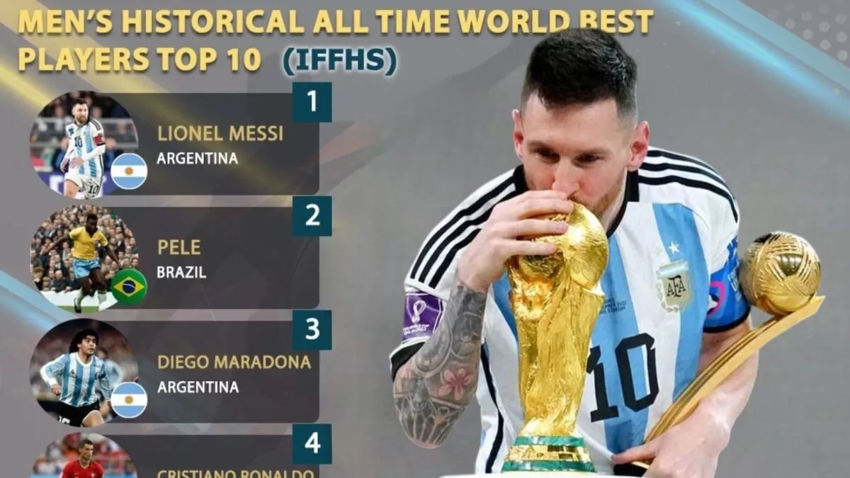 Messi supera a Pelé en el ranking histórico de la IFFHS