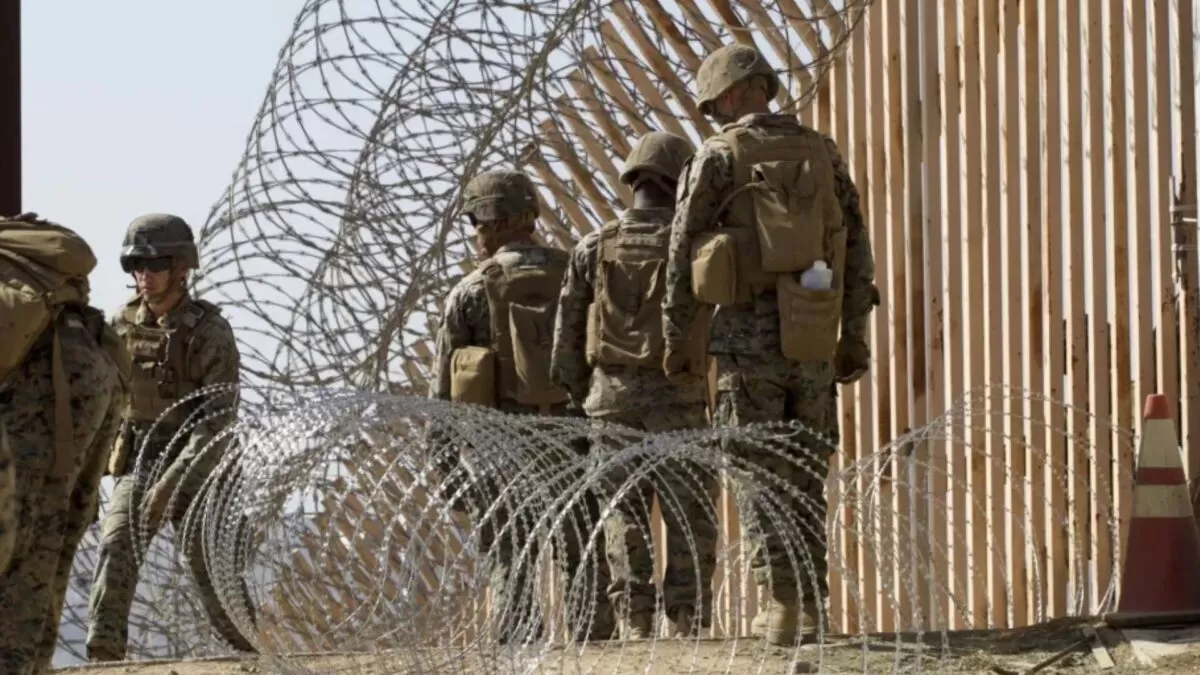 Sigue blindaje de EU en la frontera con México, envía 600 soldados más